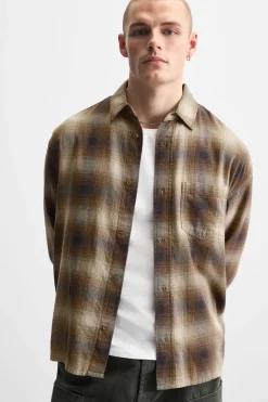 CAMISA LAVADA CUADROS