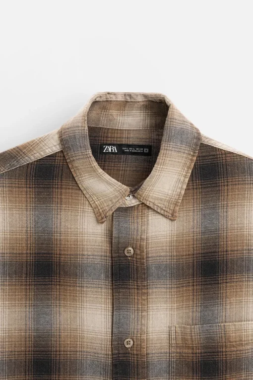 CAMISA LAVADA CUADROS