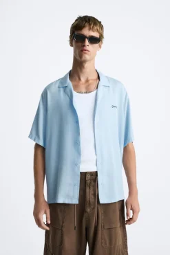 CAMISA LYOCELL BORDADO