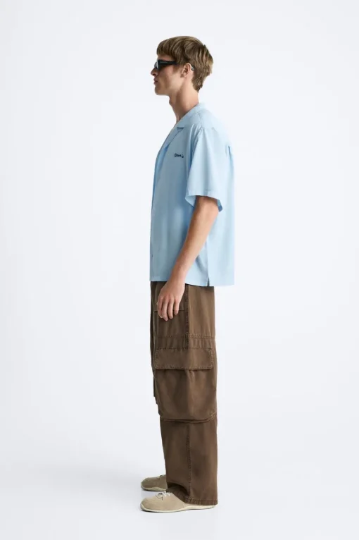 CAMISA LYOCELL BORDADO