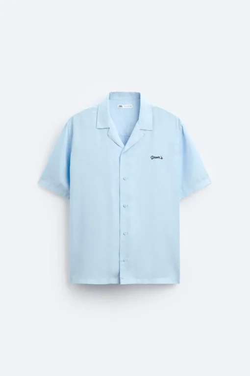 CAMISA LYOCELL BORDADO