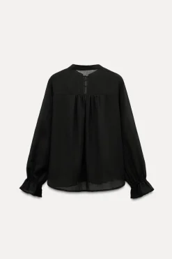 CAMISA MANGA BORDADA