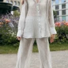 CAMISA ORGANZA EFECTO ARRUGADO