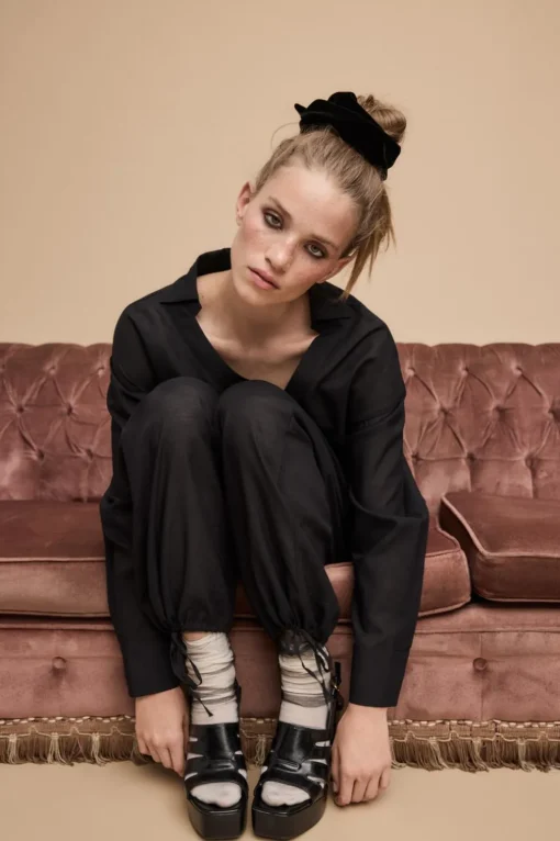 CAMISA OVERSIZE BORDADO ESPALDA