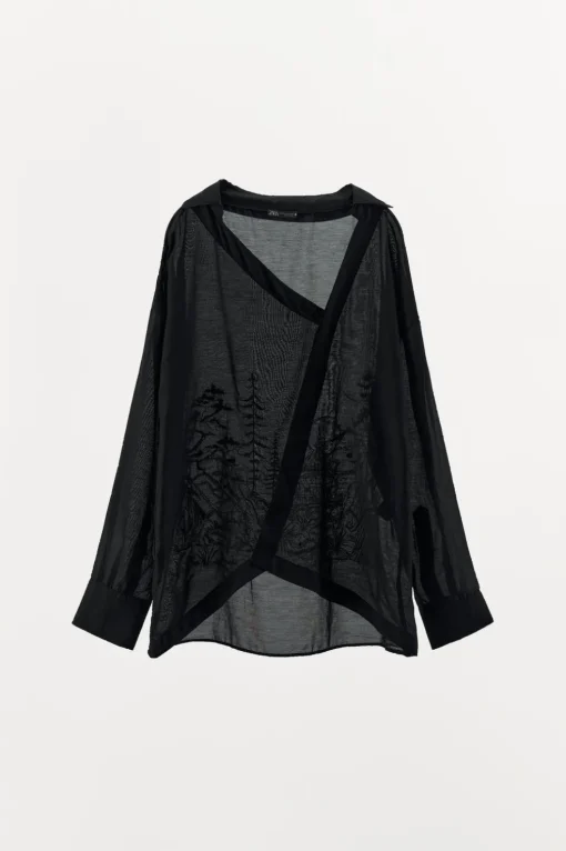 CAMISA OVERSIZE BORDADO ESPALDA