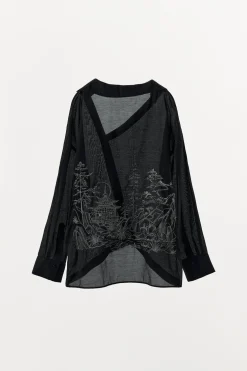 CAMISA OVERSIZE BORDADO ESPALDA