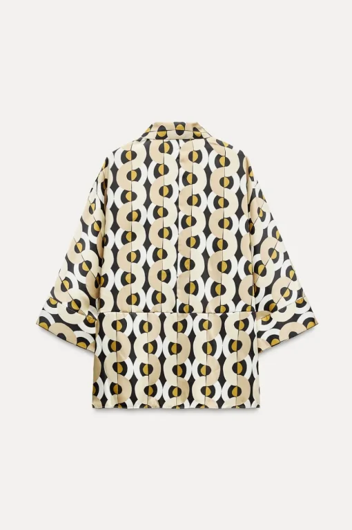 CAMISA OVERSIZE ESTAMPADO GEOMÉTRICO