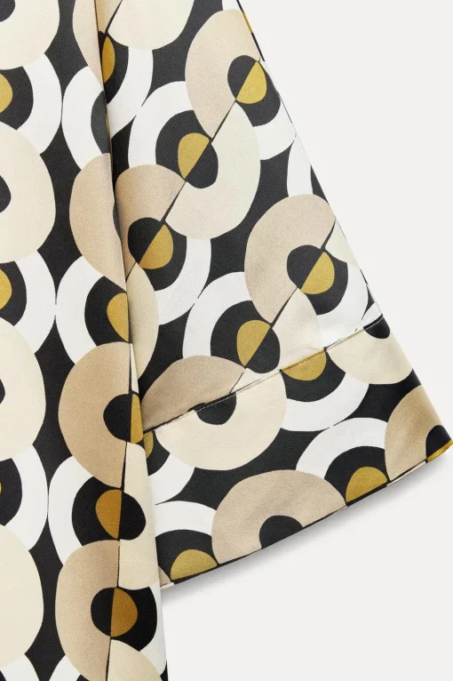 CAMISA OVERSIZE ESTAMPADO GEOMÉTRICO