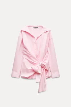 CAMISA OVERSIZE POPELÍN LAZO