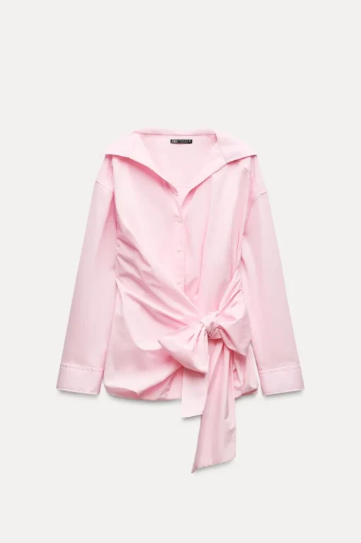 CAMISA OVERSIZE POPELÍN LAZO