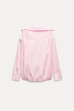 CAMISA OVERSIZE POPELÍN LAZO