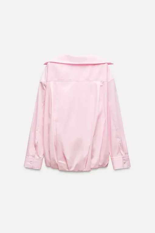 CAMISA OVERSIZE POPELÍN LAZO