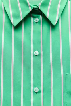 CAMISA OVERSIZE RAYAS POPELÍN