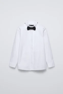 CAMISA PAJARITA SATINADA EXTRAÍBLE