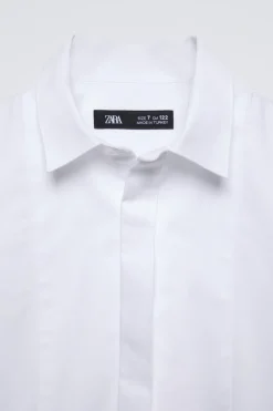 CAMISA PAJARITA SATINADA EXTRAÍBLE