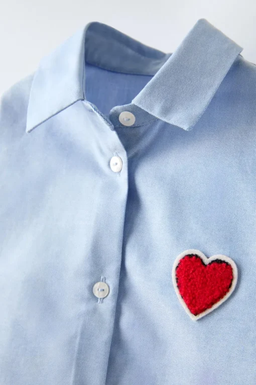 CAMISA PARCHE CORAZÓN