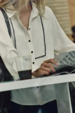 CAMISA PASAMANERÍA CONTRASTE