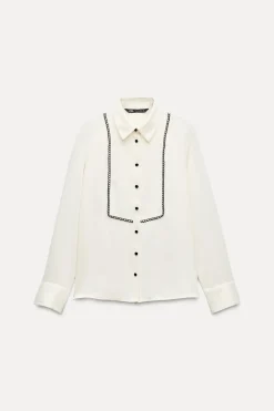 CAMISA PASAMANERÍA CONTRASTE