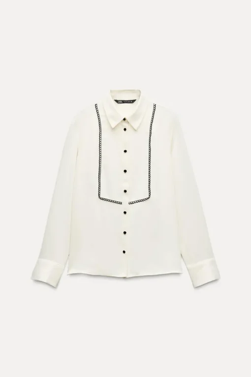 CAMISA PASAMANERÍA CONTRASTE