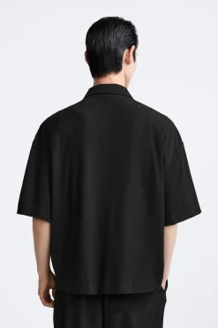 CAMISA PLISADA CREMALLERA