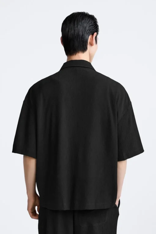 CAMISA PLISADA CREMALLERA