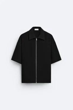 CAMISA PLISADA CREMALLERA