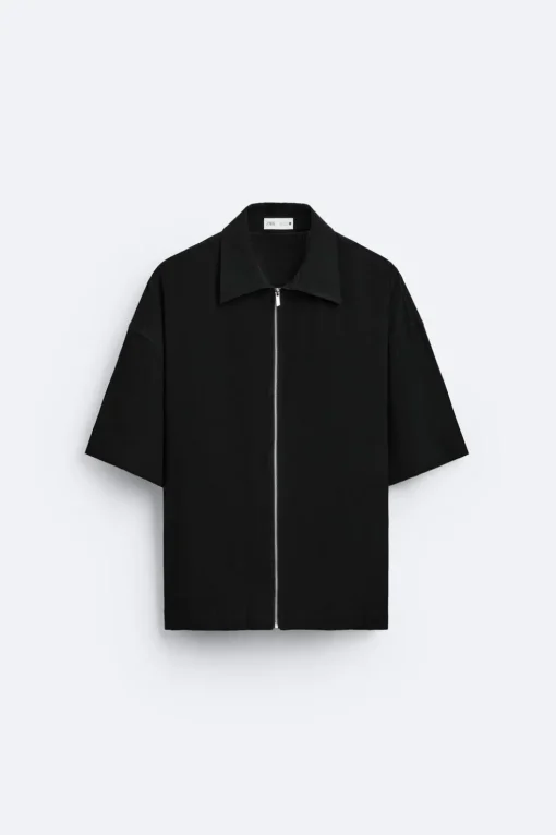 CAMISA PLISADA CREMALLERA