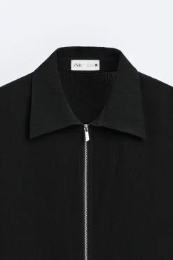 CAMISA PLISADA CREMALLERA