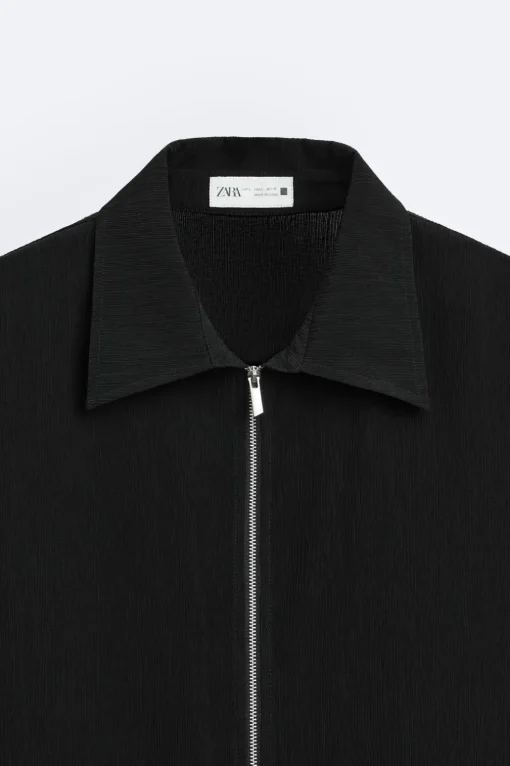 CAMISA PLISADA CREMALLERA