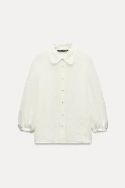 CAMISA PLUMETI CUELLO BOBO