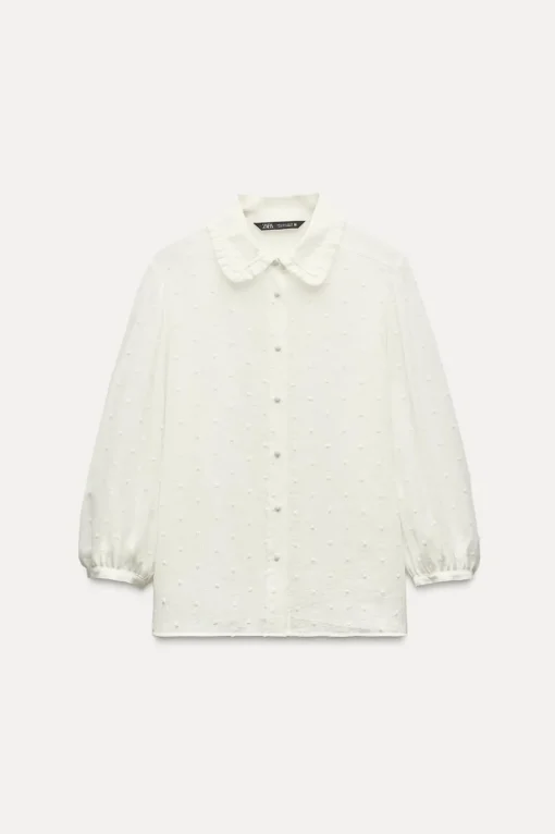 CAMISA PLUMETI CUELLO BOBO