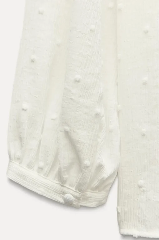 CAMISA PLUMETI CUELLO BOBO