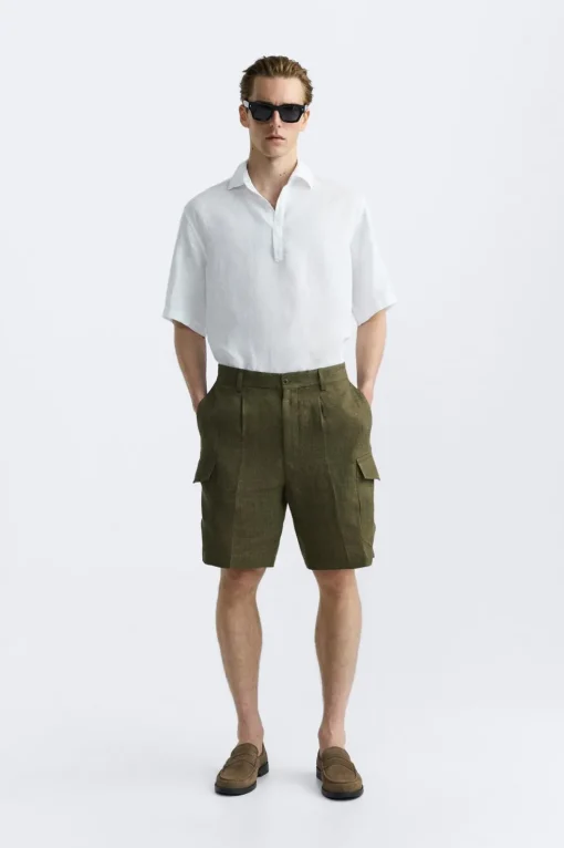 CAMISA POLO 100% LINO