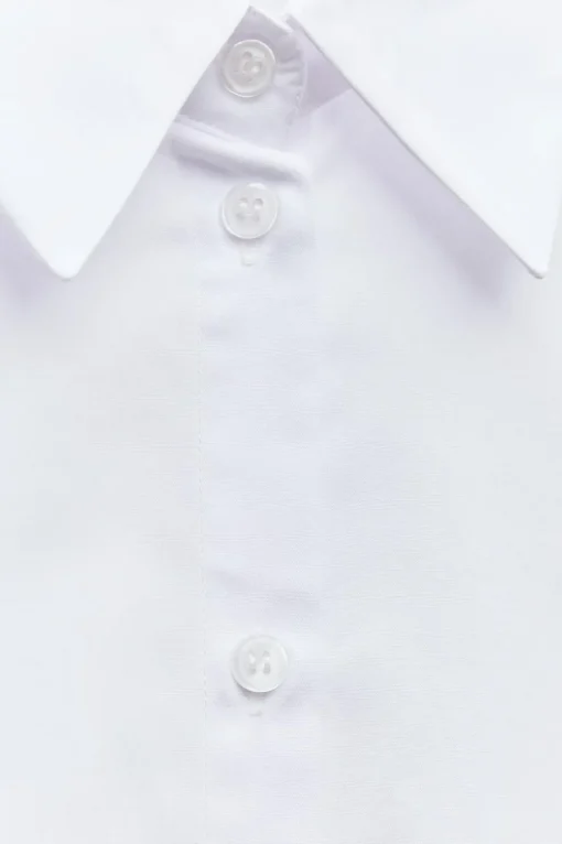 CAMISA POPELÍN BANDA LATERAL