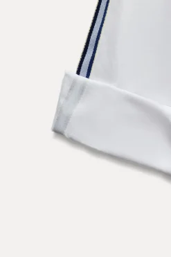 CAMISA POPELÍN BANDA LATERAL