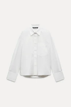 CAMISA POPELÍN BOLSILLO