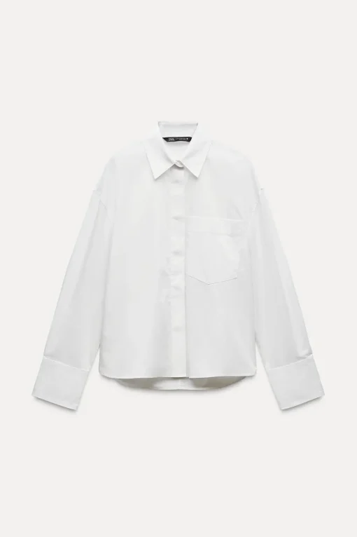 CAMISA POPELÍN BOLSILLO