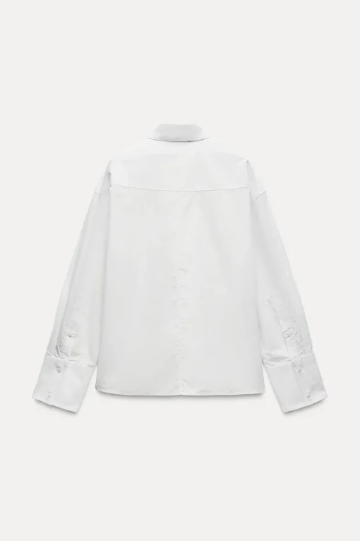 CAMISA POPELÍN BOLSILLO