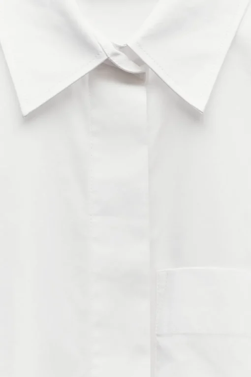 CAMISA POPELÍN BOLSILLO