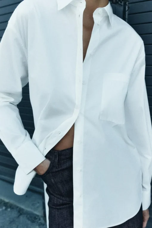 CAMISA POPELÍN BOLSILLO ZW COLLECTION