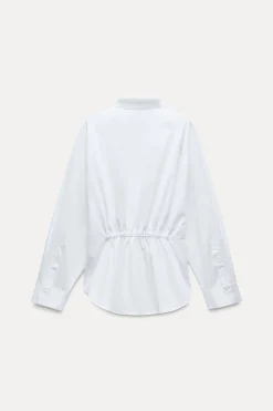 CAMISA POPELÍN ELÁSTICO ESPALDA