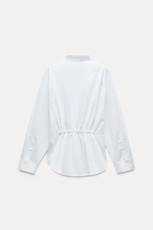 CAMISA POPELÍN ELÁSTICO ESPALDA