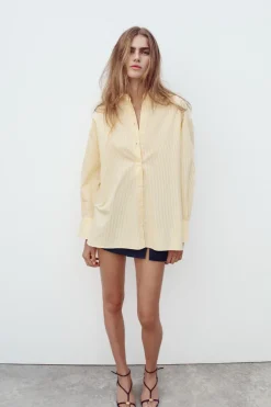 CAMISA POPELÍN RAYAS