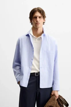 CAMISA POPELÍN RAYAS