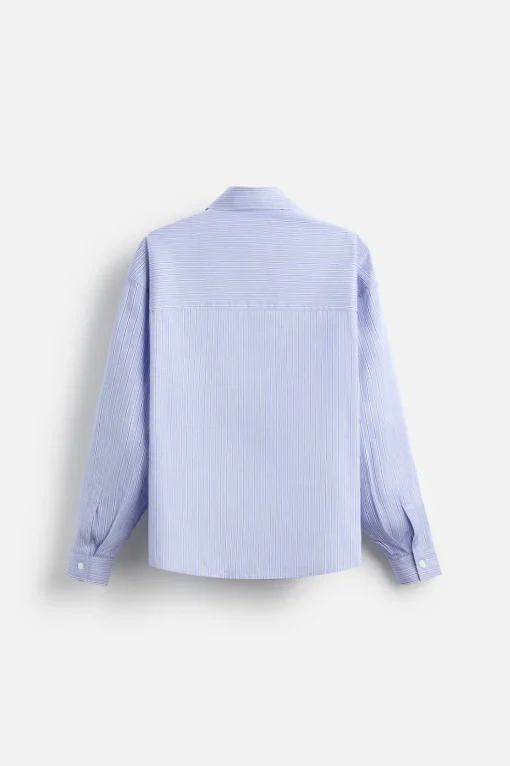CAMISA POPELÍN RAYAS