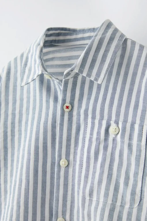 CAMISA RAYAS BOLSILLO