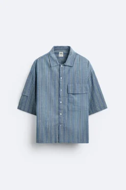 CAMISA RAYAS BOLSILLOS