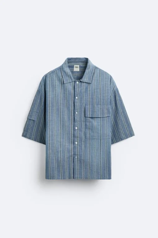 CAMISA RAYAS BOLSILLOS