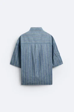 CAMISA RAYAS BOLSILLOS