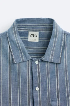 CAMISA RAYAS BOLSILLOS